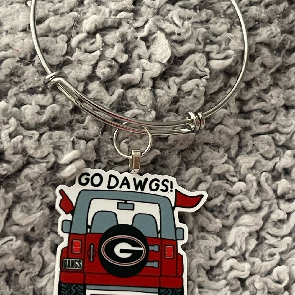 Go Dawgs Car Charm Bracelet